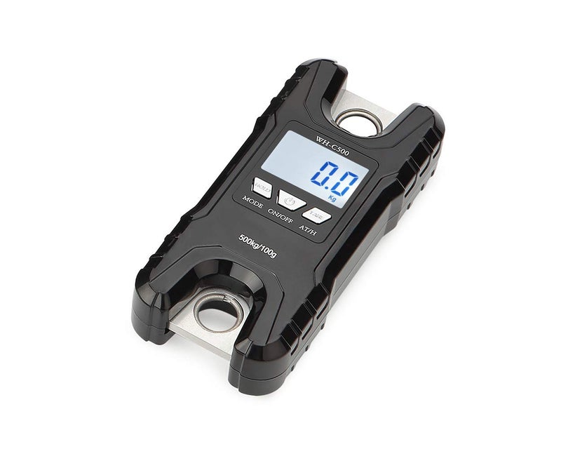 Klau Portable Mini Crane Scale 500 kg / 1000 lb Heavy Duty Digital Hanging Scales LCD Display with Backlight for Home Farm Market Fishing Hunting Black - Image 5
